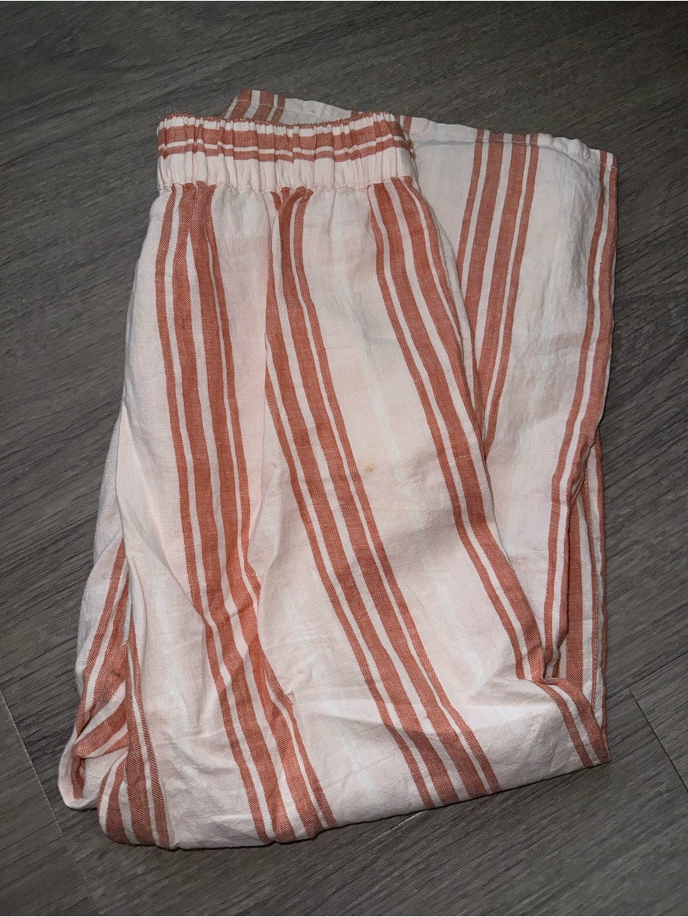 Christian Siriano White and peach Wide-Leg Pants - Picture 6 of 6